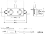 Taidacent Waterproof Ultra-Precision Ultrasonic Sensor Presence and Detection Parking Occupancy Sensor Vehicle Presence Detec