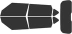 Rvinyl Window Tint Kit Compatible with Kia Soul 2014-2019 - Complete Precut Kit - 20%