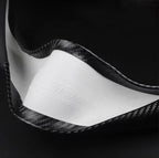 fCar Steering Wheel Cover Fusion Carbon Fiber Premium Leather Non-Slip, Breathable, Trendy Accessories with Car Logo,for Be Accessories (Old)