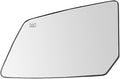 TRQ Passenger Side Heated Mirror Glass with Backing Plate Compatible with 2007-2016 GMC Acadia 2017 Acadia Limited 2007-2010 