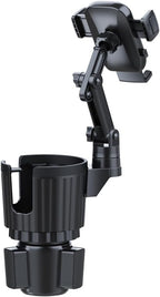 Cup Holder Phone Mount for Car, 2 in 1 Cell P Car Mount 360 Rotation Cup Holder Expander for Stanley 10-40oz Drink Bottles, M