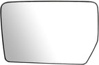 TRQ Driver Side Mirror Glass Black Compatible with 2004-2010 Ford F150 2006-2008 Lincoln Mart LT FO1324125