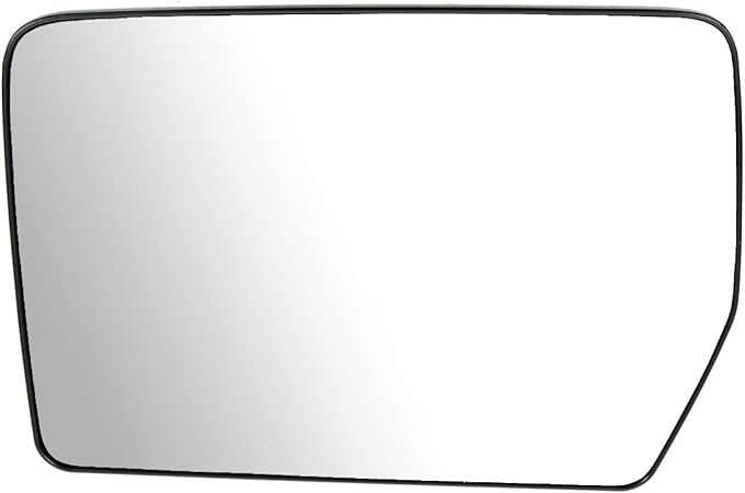 TRQ Driver Side Mirror Glass Black Compatible with 2004-2010 Ford F150 2006-2008 Lincoln Mart LT FO1324125