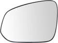 TRQ Driver Side Mirror Glass with Backing Plate Non-Heated Clear Compatible with 2013-2015 Toyota RAV4 TO1324121