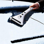 Zento Deals Heated Car Window Snow/Ice Scraper with Light - Extendable 12V LED Light with 15.8 feet Long Cord (2)