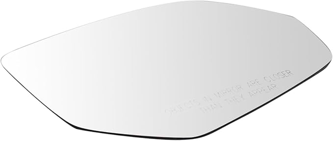 TRQ Passenger Side Mirror Glass Convex For Factory Equipped & Aftermarket Mirrors Compatible with 2018 Volkswagen Atlas 2020-