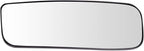 TRQ Passenger Side Lower Convex Mirror Glass Snap-On Compatible with 2012-2018 Nissan NV1500 NV2500 NV3500 Van Non-Tow