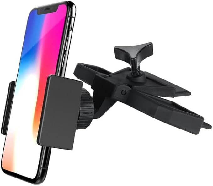Selna Car Mount CD Slot Holder Compatible with Samsung Galaxy A16/A15/A14/A13 5G, Cradle Swivel Dock Strong Grip CD Player Slot