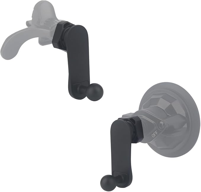 Aluminium 17mm/0.67" Ball Mount Extension Arm, Solid 17mm Vent Clip Ball Extender Female to Male for Car Vent Phone Holder - Metal Made (2.87" Short Arm)