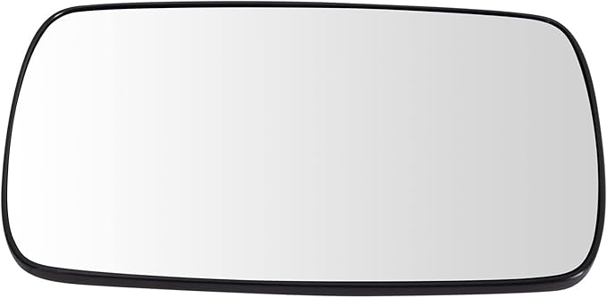 TRQ Driver Side Mirror Glass Heated Clear Compatible with 1997-2003 BMW 528i 540i 323i 328i 2001-2005 325i 330i 525i 530i 200