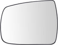 TRQ Driver Side Heated Mirror Glass Snap On Compatible with 2011-2015 Kia Sorento