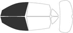 Rvinyl Window Tint Kit Compatible with Acura RDX 2019-2025 - Black 20% - Single Ply No Bubble Film - Do it Yourself Vehicle Front Precut Kit