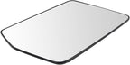 TRQ Driver Side Mirror Glass Heated Compatible with 2004-2010 Ford F150 2006-2008 Lincoln Mark LT Without Tow Package FO13241