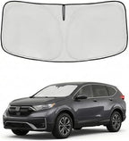 for Honda CRV Windshield Sun Shade 2017-2022, 4-Layer 260T Front Window UV Protection, Custom Fit CR-V Foldable Sun Visor, Car Accessories for Summer