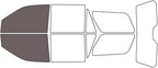 Rvinyl Window Tint Kit Compatible with Ford Expedition 2018-2024 - Front Precut Kit - 35%