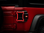 Raxiom LED Tail Lights; Black Housing; Smoked Lens Compatible For 18-26 Jeep Wrangler JL w/Factory Halogen Tail Lights & w/o 