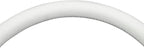 MEWANT Hand-Stitched Steering Wheel Cover for Chevy Silverado 1500 2003-2006 Trailblazer Black White Faux Leather Wrap