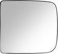 Driver Left Side Mirror Glass Replacement, 3-Tab Backplate ONLY, Compatible with Dodge/Ram 2010-2020 1500 2500 3500 (Not for 4-Tab), Heated Convex Left Side 68067729AA 68067727AA