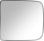 Driver Left Side Mirror Glass Replacement, 3-Tab Backplate ONLY, Compatible with Dodge/Ram 2010-2020 1500 2500 3500 (Not for 4-Tab), Heated Convex Left Side 68067729AA 68067727AA