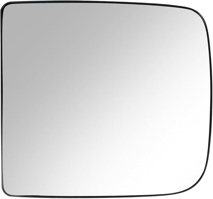 Driver Left Side Mirror Glass Replacement, 3-Tab Backplate ONLY, Compatible with Dodge/Ram 2010-2020 1500 2500 3500 (Not for 4-Tab), Heated Convex Left Side 68067729AA 68067727AA