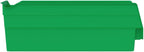 Akro-Mils 30120 Plastic Shelf Bins, Heavy Duty Storage Bins for Garage, Closet, and Drawer Organization, 12" x 4" x 4", Green