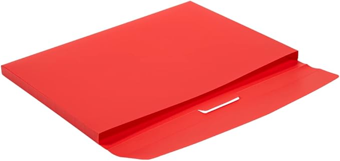 JAM PAPER Storage Box with Colored Files - 12.5 x 9.5 3.5 - Box Sold Individually & 5 Files