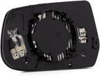 For Chevy Equinox 2010 11 12 13 14 15 16 2017 Mirror Glass Passenger Side | Heated | w/Backing Plate and Blind Spot Glass | Convex Glass Type | Replacement For 22906958