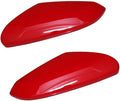 1 Pair Red Mirror Cap Cover For Honda Civic 2016 2017 2018 2019 2020 2021 Rearview Mirror Cap Replacement (Red Pair)