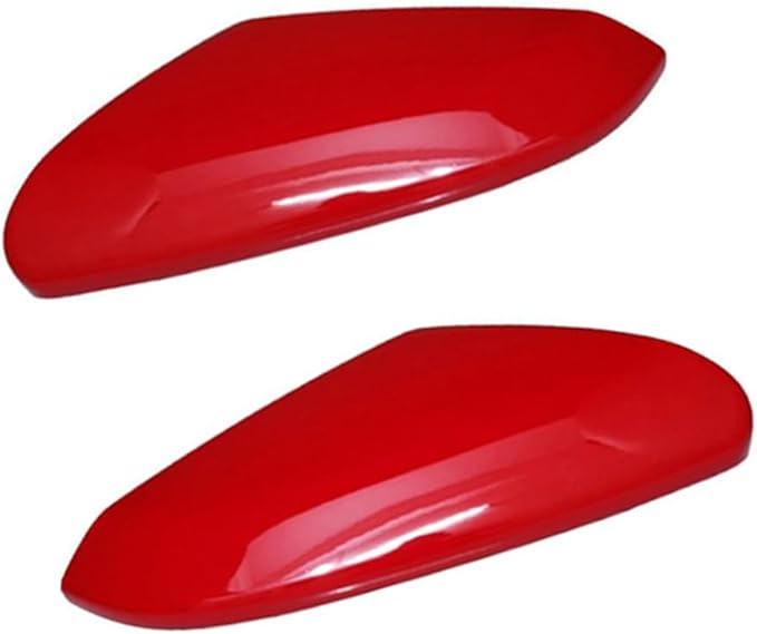 1 Pair Red Mirror Cap Cover For Honda Civic 2016 2017 2018 2019 2020 2021 Rearview Mirror Cap Replacement (Red Pair)