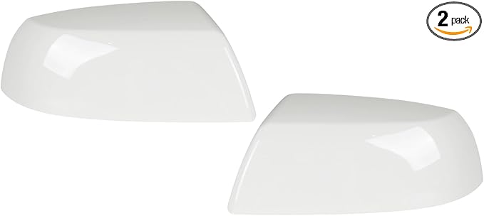 Osompar White Outer Rear View Mirror Cover Cap Front Driver Passeger Side for Toyota Tundra 2007-2021 Toyota Sequoia