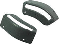 Blue Oval Industries 1985-1989 Mustang Convertible Front Seat Belt Bezels Smoke Grey Pair LH RH
