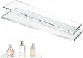Yunguzi 2 PCS 13 Inch Acrylic Medicine Cabinet Shelves – Clear Replacement Cabinet Shelf for Bathroom, Kitchen, Living Room, 