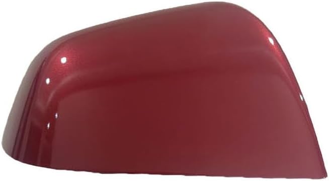 Compatible with Tesla Model Y Side Mirror Cover Replacement 2021 2022 2023 2024, Right Passenger Side Rearview Mirror Cover Cap for Model Y Accessories(red)