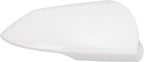 Side Mirror Cover Cap Unpainted White Rearview Wing Mirror Cap Weather Replacement for Hyundai Elantra 2021 to 2023 (Right)