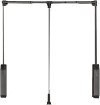 Pull Down Clothes Rail,Extendable Wardrobe Rod,Adjustable Lift with Return,for Wardrobe and Closet Clothing Storage,Space Sav