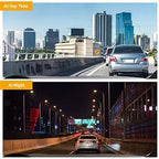 WiFi 1080P Dual Dash Camera for Car Front and Inside Dashcam Car Security Video Recorder,170°Wide Angle Vehicle Cam,WDR,G-Sen