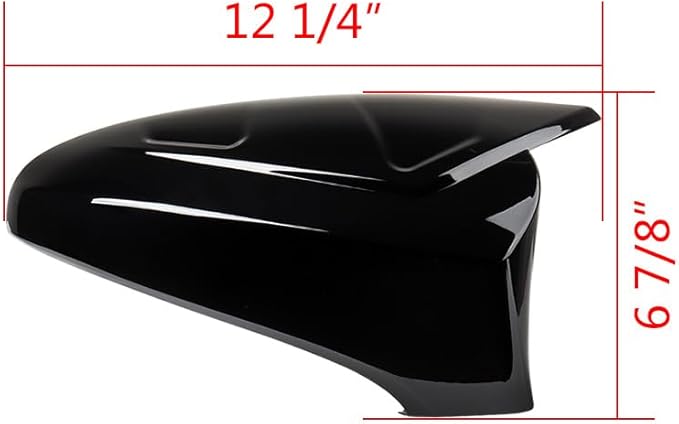 2X Side Mirror Cover Cap Rearview Compatible with 2013-2020 Lexus IS GS F Sport 09-22 CT F Sport 13-16 LS ES