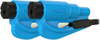 resqme The Original Compact Emergency Keychain Car Escape Tool, Seatbelt Cutter and Window Breaker, Made in USA, Pack of 2
