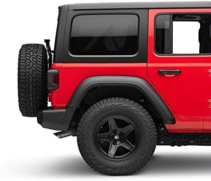 Raxiom LED Tail Lights; Black Housing; Red Lens Compatible for 18-25 Jeep Wrangler JL w/Factory Halogen Tail Lights & w/o Bli