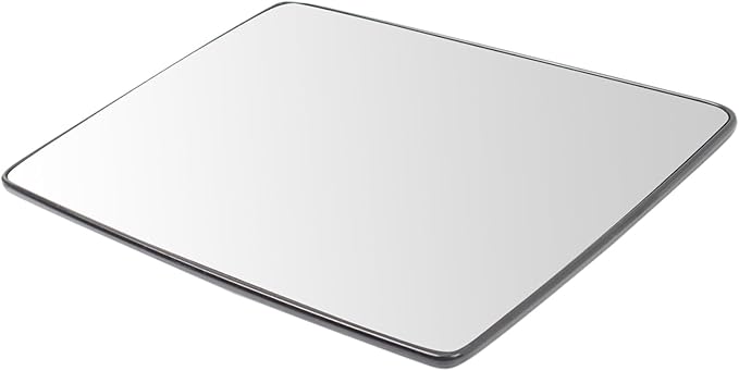TRQ Left Upper Mirror Glass Clear Snap On Compatible with 2007-2014 Ford F-150 FO1324117