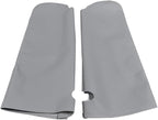 Car Sun Visor Cover Pair Fit for Chevy Tahoe Suburban Yukon 1995-1999, Microfiber Leather, Gray