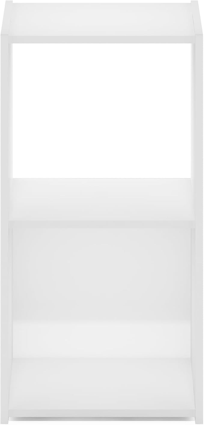 Furinno Pelli Cubic Storage Cabinet, 2x1, White