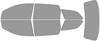 Rvinyl Window Tint Kit Compatible with Dodge Journey 2009-2020 - Complete Precut Kit - 50%