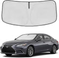 Windshield Sun Shade for Lexus ES 2019-2024 2025 2026 Front Window Shade Custom Fit ES250 ES300h ES350 Sun Visor Foldable Shade Blocks UV Rays Summer Must Have Car Accessories