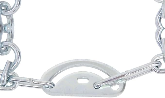 Mytee Products Pewag (Set of 2) 22.5" Twist Link Snow Tire Chain for Semi Trucks - Emergency Tire Traction Grip Chains - Snow