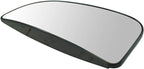 TRQ Passenger Side Mirror Glass Heated with Spotter Glass Compatible with 2011-2022 Ram 1500 2011-2018 Ram 2500 3500 4500 550