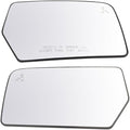 Side Mirror Glass Heated Blind Spot Detect Left Right Kit Pair Backing Plate 2pcs for Ford for Lincoln for Navigator 2015-201
