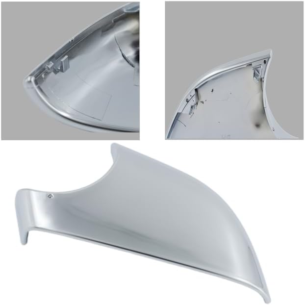 fit For Tesla Model 3 Front Wing Mirror Cover Holder Lower Tray 2017-2025，chrome matte left driver Side Mirror Bottom Cover Replacement for Tesla Model 3 Wing Repair(left）