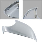 fit For Tesla Model 3 Front Wing Mirror Cover Holder Lower Tray 2017-2025，chrome matte left driver Side Mirror Bottom Cover Replacement for Tesla Model 3 Wing Repair(left）