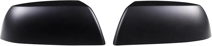 Car Door Rear View Mirror Cover Trim Compatible with Toyota Tundra 2007-2021 Sequoia 2008-2020 Exterior Rearview Mirror Housing Cap Protector Accessories, Only Fit Without Turn Signal Lights Version